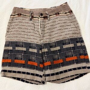 Stylish Patterned Men's Shorts by Billy Reid